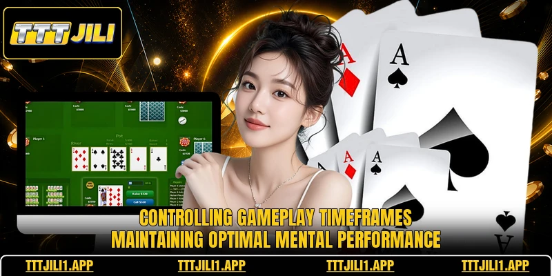Controlling gameplay timeframes maintaining optimal mental performance