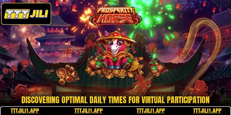 Discovering optimal daily times for virtual participation