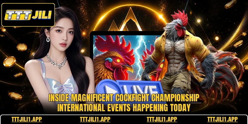 Inside magnificent cockfight championship international events happening today