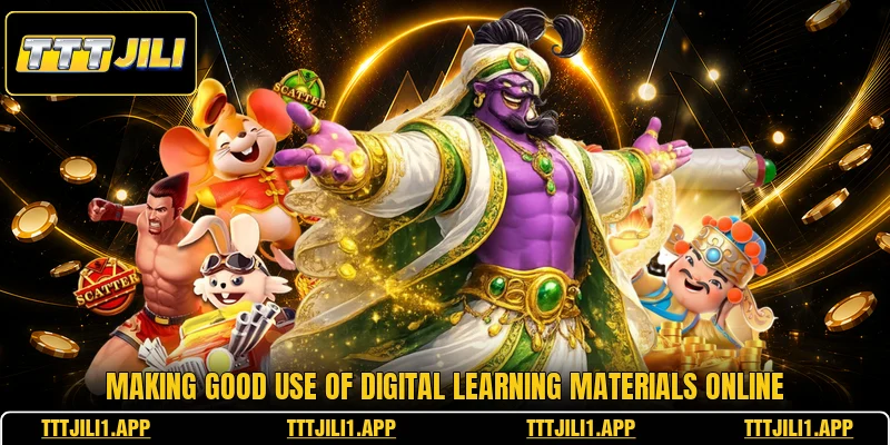 Making good use of digital learning materials online