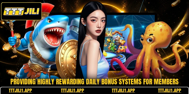 Providing highly rewarding daily bonus systems for members