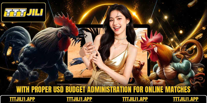 With proper USD budget administration for online matches
